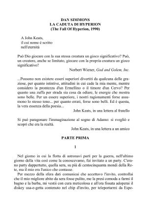 [Hyperion Cantos 02] • La Caduta Di Hyperion